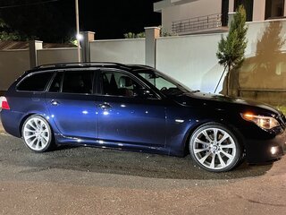 2008 BMW 5 серии 525d V (E60/E61) Рестайлинг, синий, 2700000 рублей, вид 5