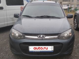 2014 Lada (ВАЗ) Kalina II, серый, 470000 рублей, вид 2