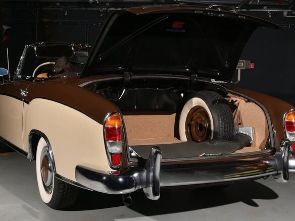 1959 Mercedes-Benz W128, коричневый - вид 10