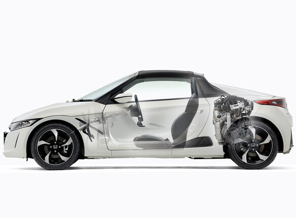 2015 Honda S660, белый - вид 12