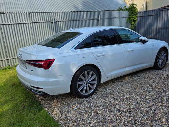 2019 Audi A6 45 TFSI V (C8), белый, 3100000 рублей - вид 4