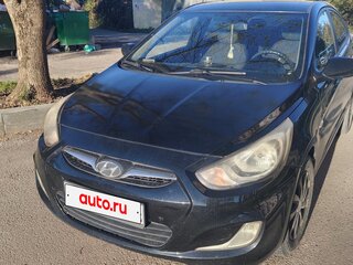 2011 Hyundai Solaris I, чёрный, 720000 рублей, вид 1