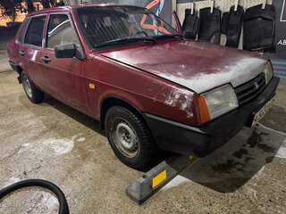 1994 Lada (ВАЗ) 21099, красный, 120000 рублей, вид 2