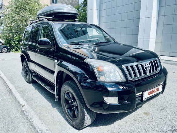2008 Toyota Land Cruiser Prado 4-speed 120 Series Рестайлинг, чёрный - вид 9