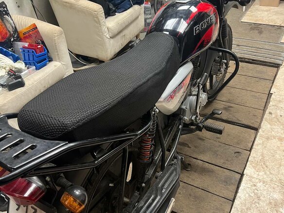 2020 Bajaj Boxer BM 150X, чёрный, 130000 рублей - вид 5