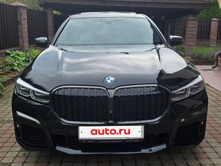 2019 BMW 7 серии 740d xDrive VI (G11/G12) Рестайлинг, чёрный, 7390000 рублей, вид 4