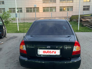 2008 Hyundai Accent ТагАЗ II, чёрный, 780000 рублей, вид 5