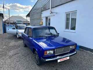 2002 Lada (ВАЗ) 2107, синий, 130000 рублей, вид 4
