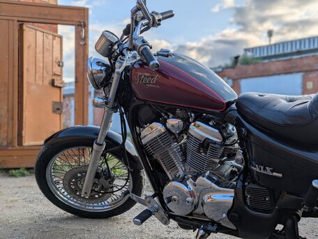 1992 Honda Steed 400, чёрный, 280000 рублей, вид 1