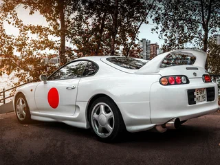 1996 Toyota Supra IV (A80), белый, 7500000 рублей, вид 2