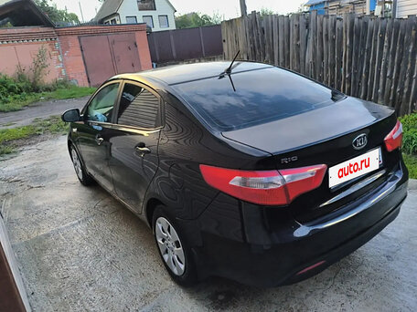 2014 Kia Rio III, чёрный, 820000 рублей, вид 5
