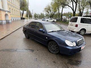 2007 Hyundai Sonata ТагАЗ IV (EF) Рестайлинг, синий, 530000 рублей, вид 1