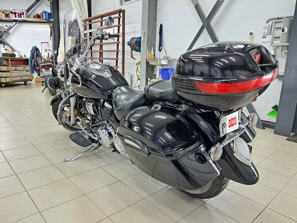 2007 Yamaha XV 1700 Road Star, чёрный, 850000 рублей - вид 6