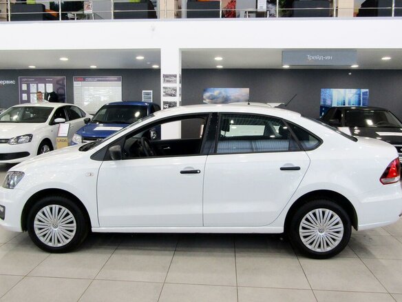 2018 Volkswagen Polo V Рестайлинг, белый - вид 4