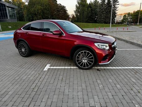 2017 Mercedes-Benz GLC Coupe 250 d I (C253), пурпурный, 3900000 рублей, вид 1