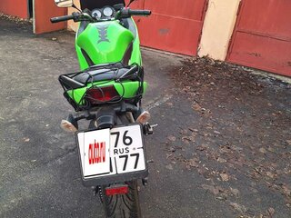 2008 Kawasaki ER-6F (Ninja 650R), зелёный, 340000 рублей, вид 3