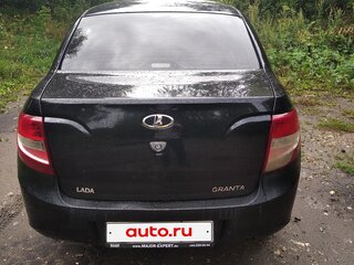 2012 Lada (ВАЗ) Granta I, чёрный, 300000 рублей, вид 2