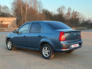2011 Renault Logan I Рестайлинг, синий, 555555 рублей, вид 4