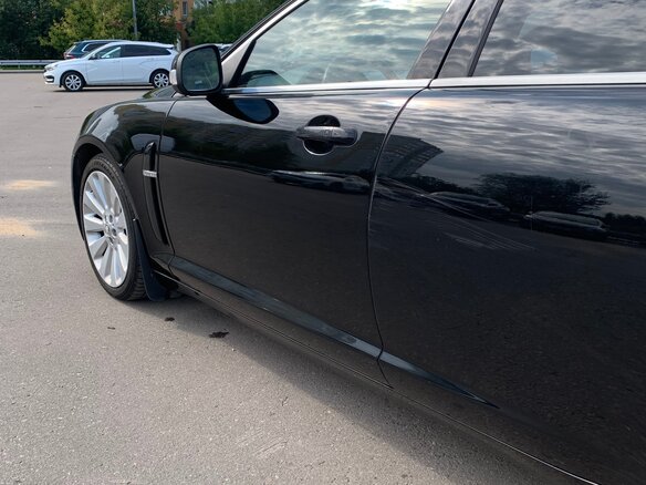 2008 Jaguar XF I, чёрный - вид 7