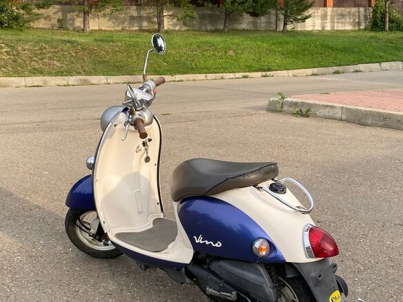 2010 Yamaha Vino 50, синий, 60000 рублей - вид 4