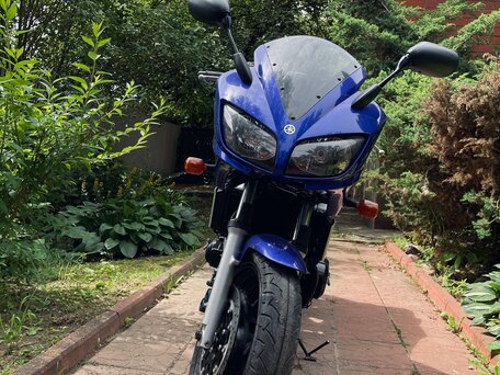 2002 Yamaha FZS600 Fazer, синий, 450000 рублей, вид 3