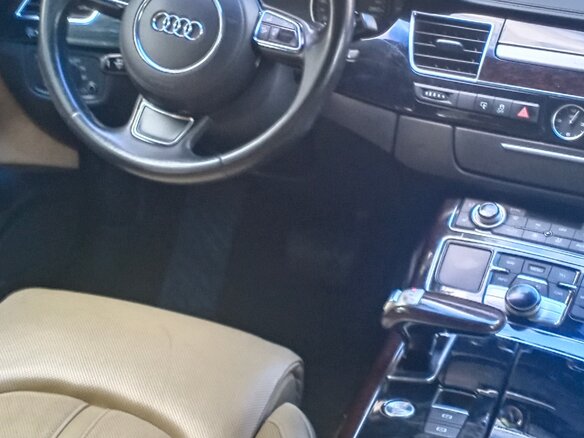 2012 Audi A8 Long III (D4), чёрный - вид 3