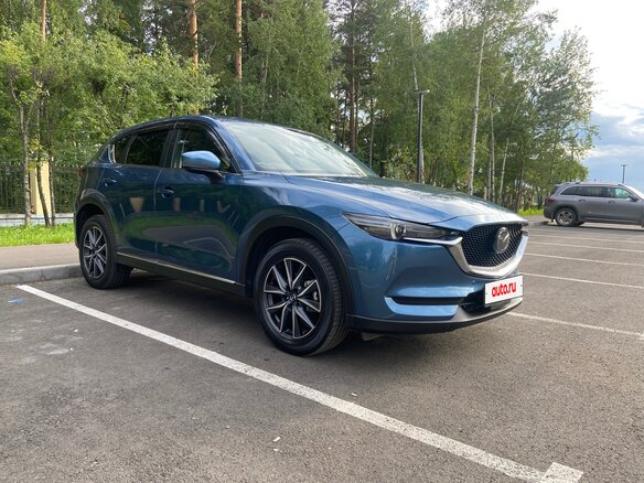 2017 Mazda CX-5 II, голубой, 2350000 рублей - вид 4
