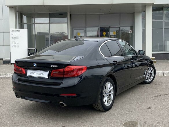 2019 BMW 5 серии 520i VII (G30/G31/G38), чёрный - вид 4