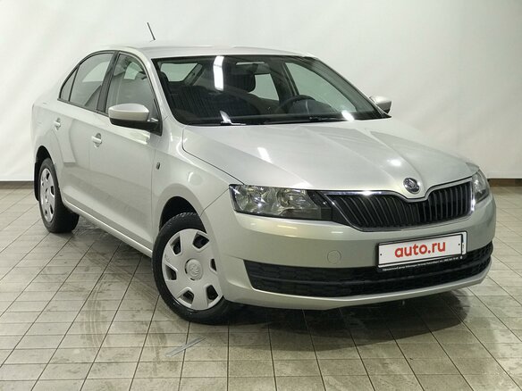 2014 Skoda Rapid I, серебристый, 1200000 рублей - вид 1