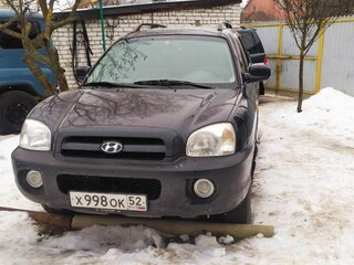 2008 Hyundai Santa Fe Classic Classic, чёрный, 650000 рублей, вид 3