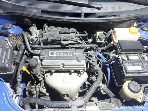 2009 Chevrolet Aveo I Рестайлинг, синий, 450000 рублей - вид 9