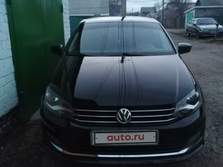 2018 Volkswagen Polo V Рестайлинг, чёрный, 1250000 рублей, вид 3