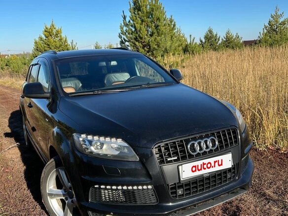 2013 Audi Q7 I (4L) Рестайлинг, чёрный, 2000000 рублей - вид 2