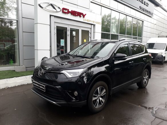 2017 Toyota RAV4 IV (XA40) Рестайлинг, чёрный