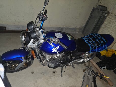 2002 Honda CB 400 Super Four, синий, 350000 рублей, вид 3