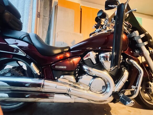 2007 Suzuki Boulevard M109R, пурпурный, 850000 рублей - вид 7
