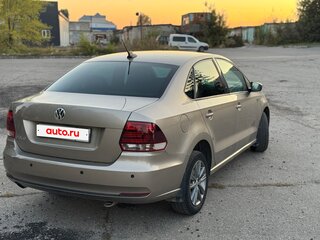 2019 Volkswagen Polo V Рестайлинг, бежевый, 1195000 рублей, вид 5