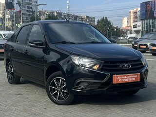 2020 Lada (ВАЗ) Granta I Рестайлинг, чёрный, 580000 рублей, вид 2