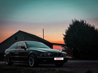 1997 BMW 5 серии 520i IV (E39), чёрный, 480000 рублей, вид 1