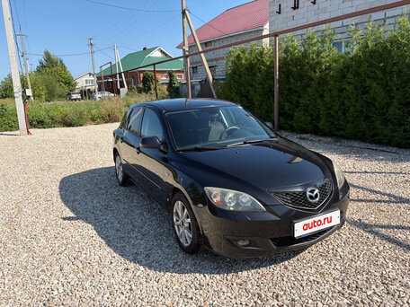 2008 Mazda 3 I (BK) Рестайлинг, чёрный, 531000 рублей, вид 2
