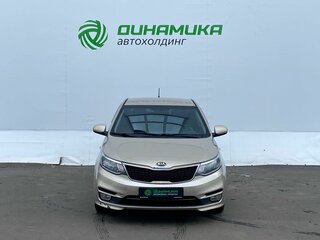 2015 Kia Rio III Рестайлинг, бежевый, 750000 рублей, вид 2