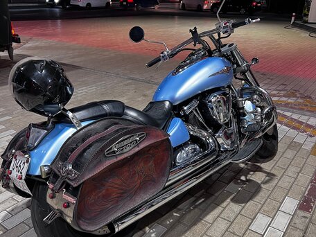 2004 Kawasaki VN2000 Vulcan, голубой, 790000 рублей, вид 1