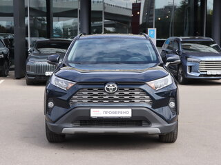 2019 Toyota RAV4 V (XA50), синий, 3450000 рублей, вид 2