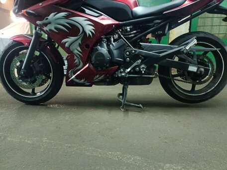 2009 Yamaha XJ6 (FZ6R), красный, 590000 рублей, вид 2