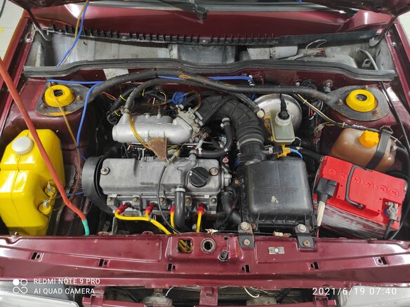 1998 Lada (ВАЗ) 21099, красный - вид 9