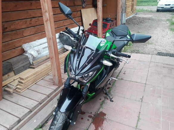 2016 Kawasaki Z 300, зелёный, 450000 рублей - вид 5
