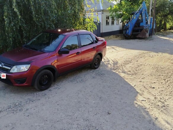 2016 Lada (ВАЗ) Granta I, красный, 335000 рублей - вид 1