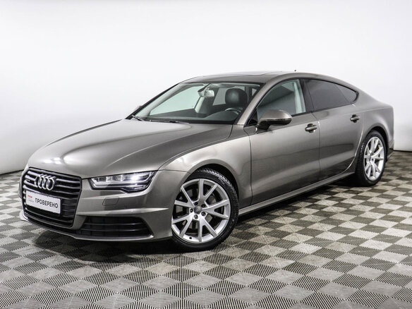 2015 Audi A7 I (4G) Рестайлинг, коричневый