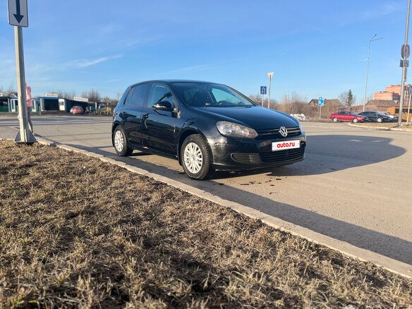 2012 Volkswagen Golf VI, чёрный, 650000 рублей - вид 2
