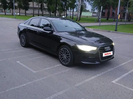 2014 Audi A6 IV (C7), чёрный, 1330000 рублей, вид 1